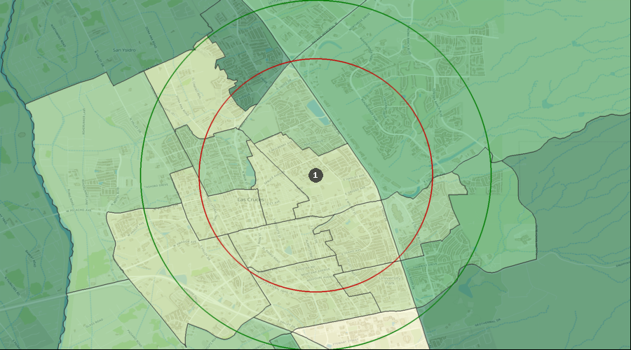 Las Cruces, New Mexico - Median Household Income by Census Tract